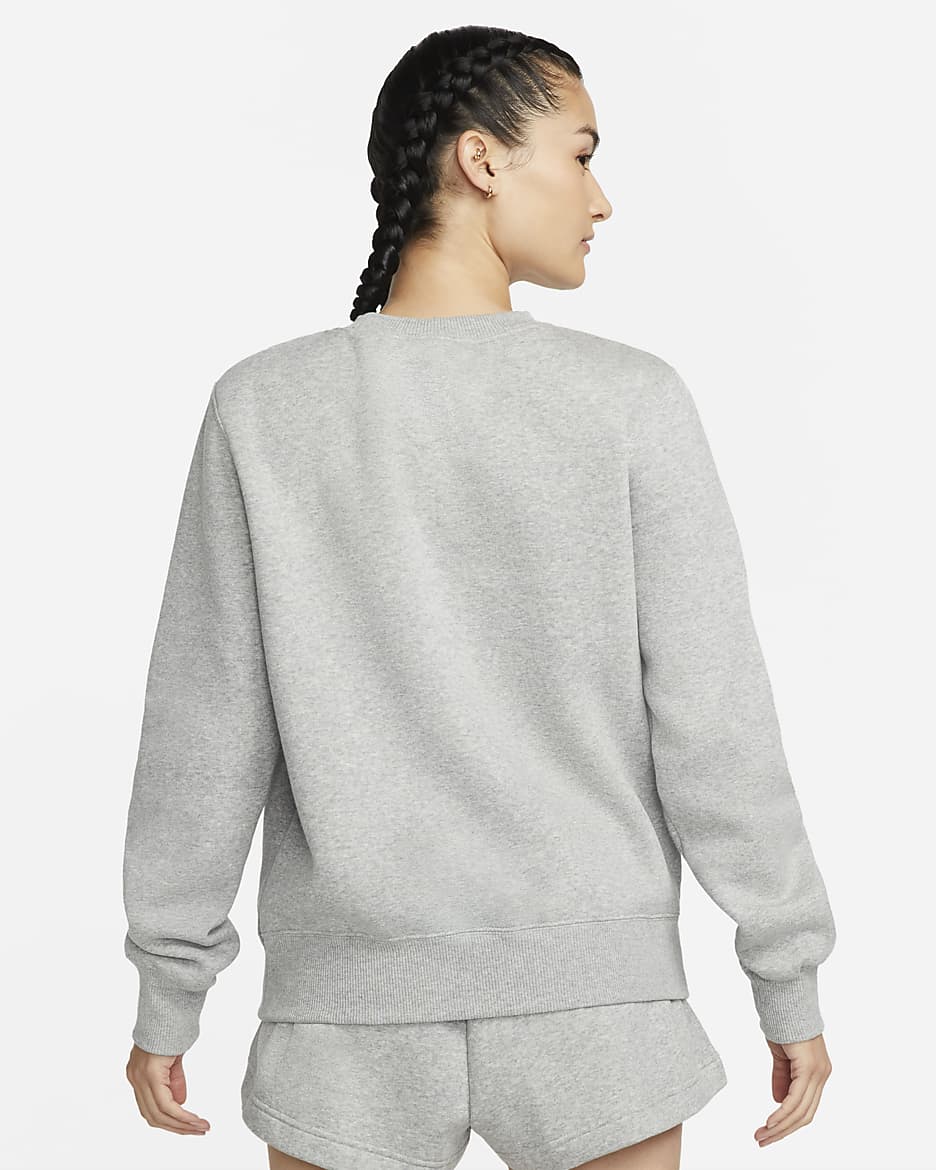 Grey nike crewneck womens sale